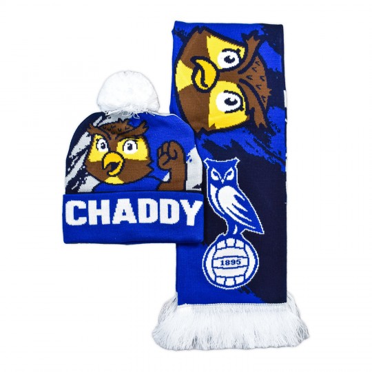 Oldham Junior Mascot Hat & Scarf Set
