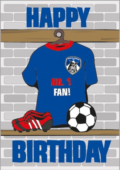 Oldham Happy Birthday No.1 Fan Card