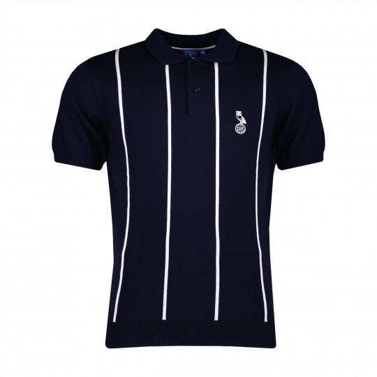 Oldham Striped Knitted Polo