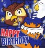 Oldham Mascot Cake Card