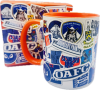 Oldham Orange Montage Mug