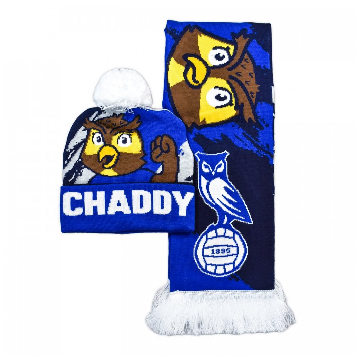Oldham Junior Mascot Hat & Scarf Set