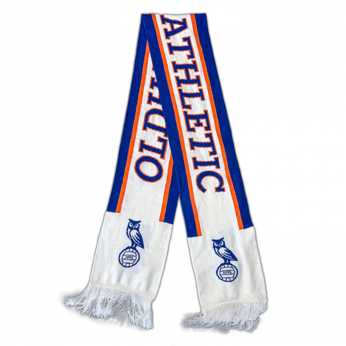 Oldham Retro White Scarf