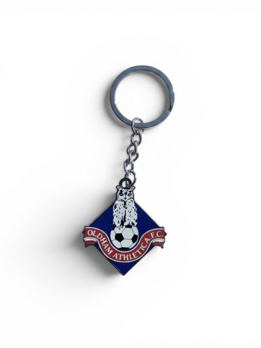 Oldham 90s Retro Crest Keyring