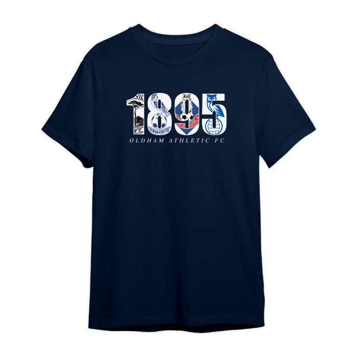 Oldham Adult 1895 Heritage Crest Graphic Tee